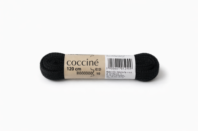Coccinè Laces - Черни връзки за обувки - 120 см