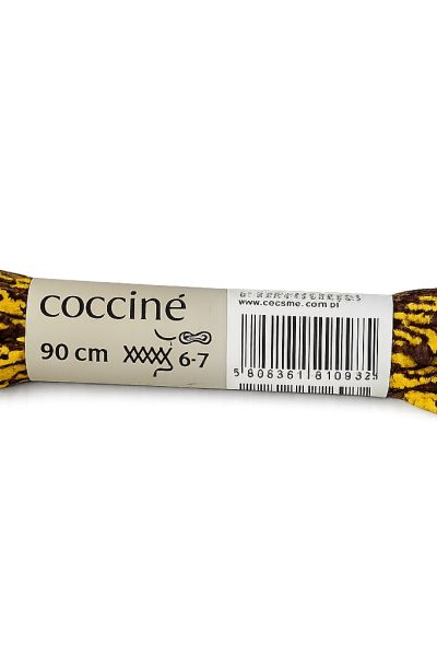 Coccinè Laces Trekking - Обли връзки за обувки, жълто-кафяви