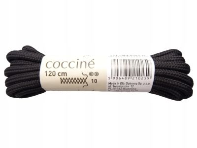 Coccinè Laces - Обли връзки 120 см, черни
