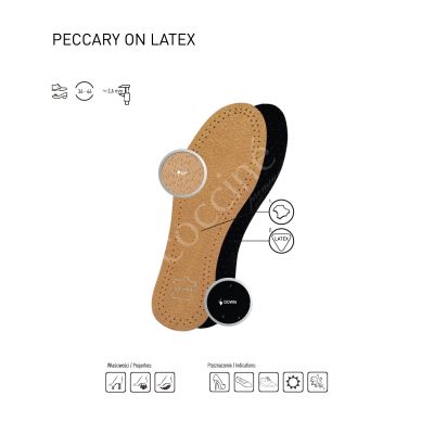 Coccinè Peccary on Latex - Kожени стелки за обувки