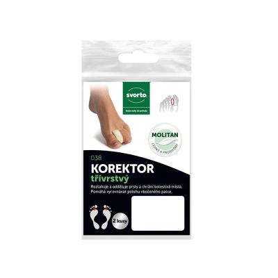  Трислоен разделител при Hallux Valgus Svorto 
