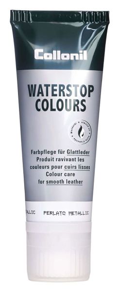 Collonil Waterstop Colours - Крем боя за обувки, опушено сиво